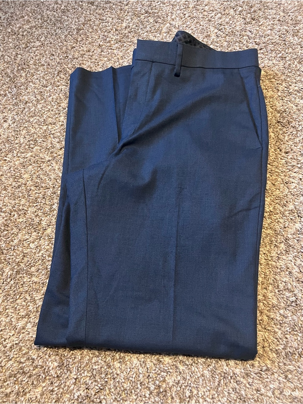 Haggar Men's Dark Navy Dress Pants